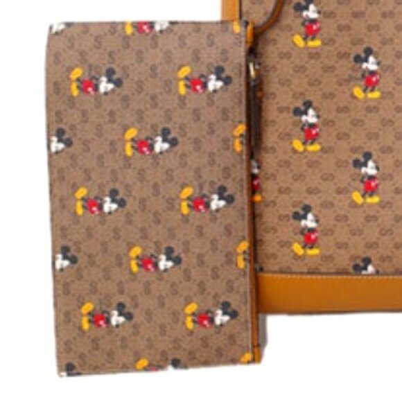 Gucci Mickey Mouse Pouch Clutch Bag - Picture 1 of 1